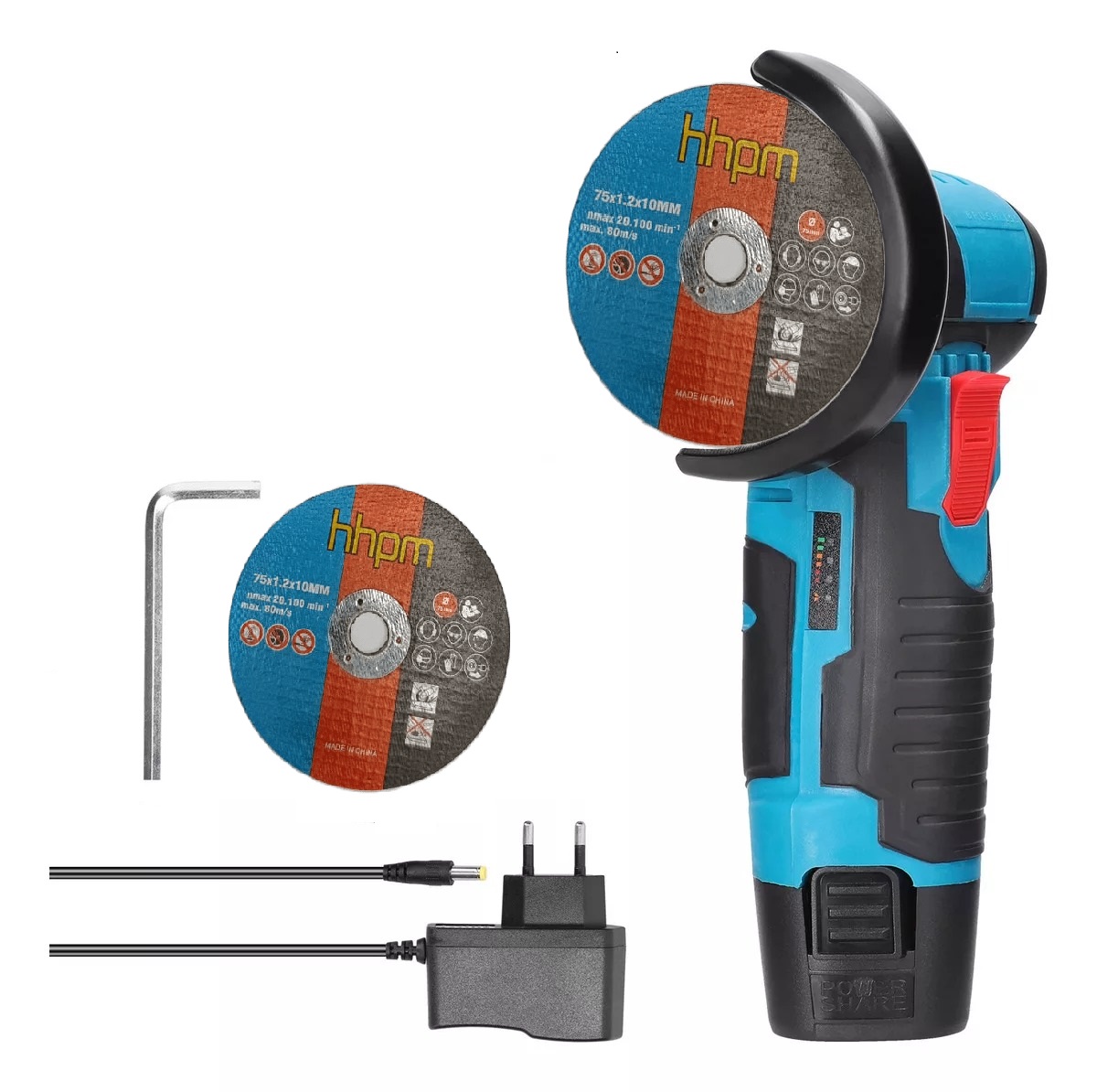 Miniatura 4 de Amoladora Angular Eléctrica 19500 Rpm